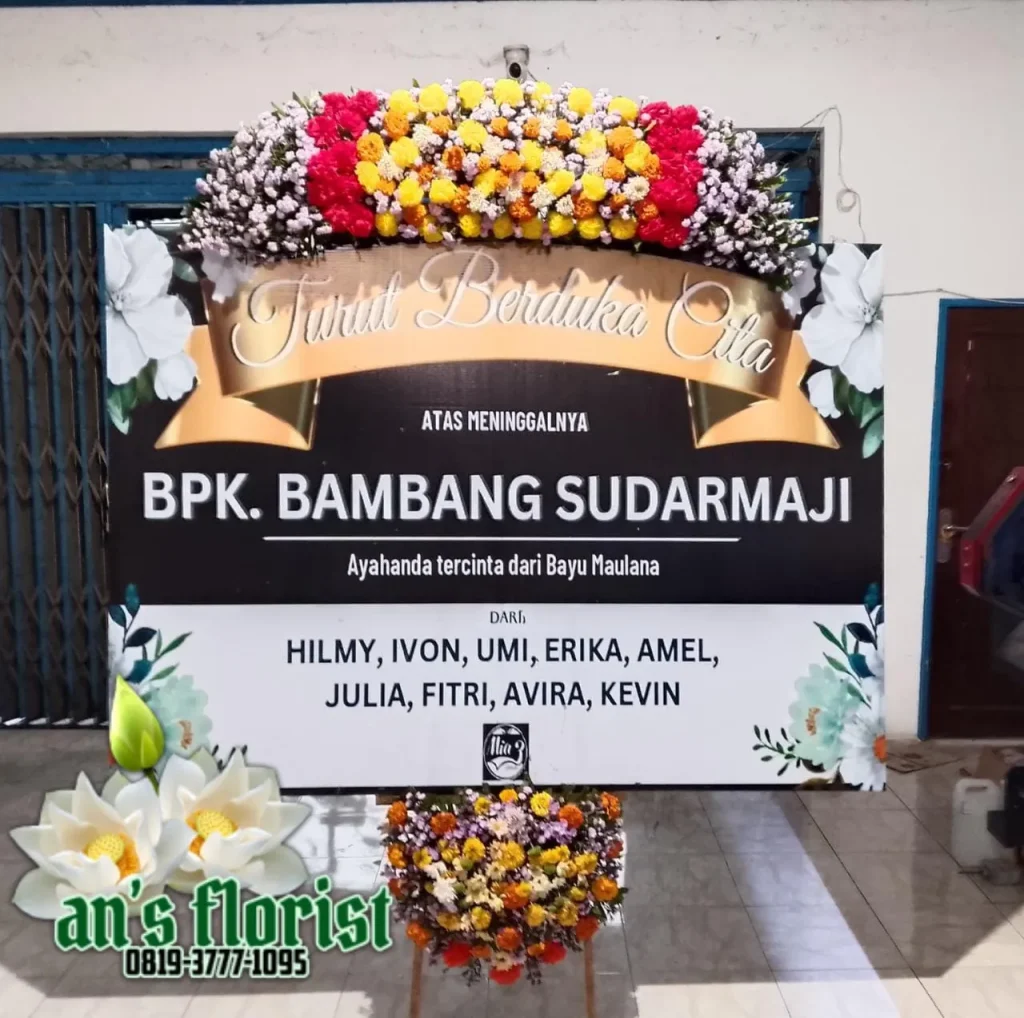 Bunga 2 Titik Mahkota Panjang