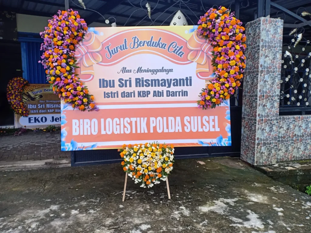 Bunga Papan 3 Titik Panjang Sabit