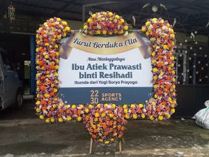 Bunga Papan Full Samping Mahkota